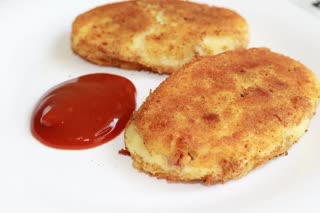 Картофельные зразы с начинкой. Просто и вкусно.